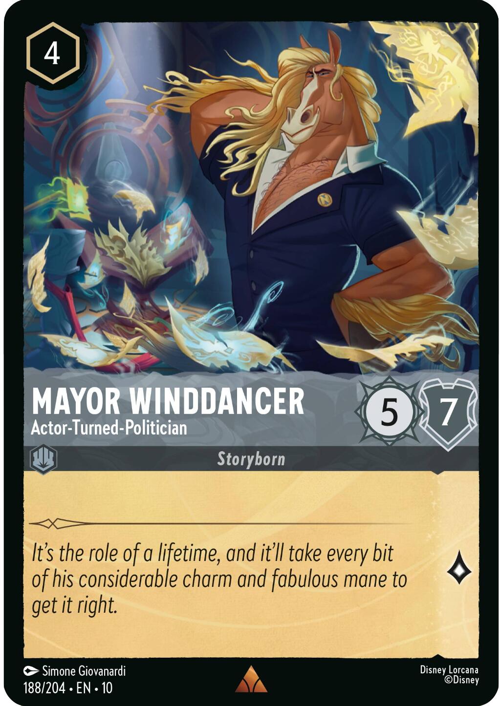 Mayor Winddancer - Actor-Turned-Politician (188/204) [Whispers in the Well] | Galaxy Games LLC