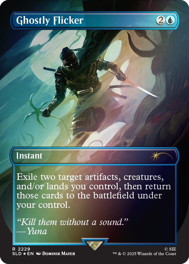 Ghostly Flicker (Rainbow Foil) [Secret Lair Drop Series] | Galaxy Games LLC