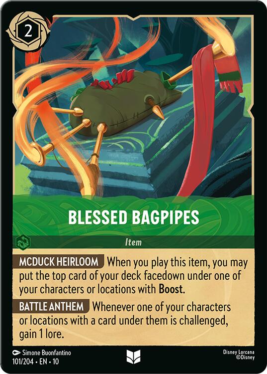Blessed Bagpipes (101/204) [Whispers in the Well] | Galaxy Games LLC