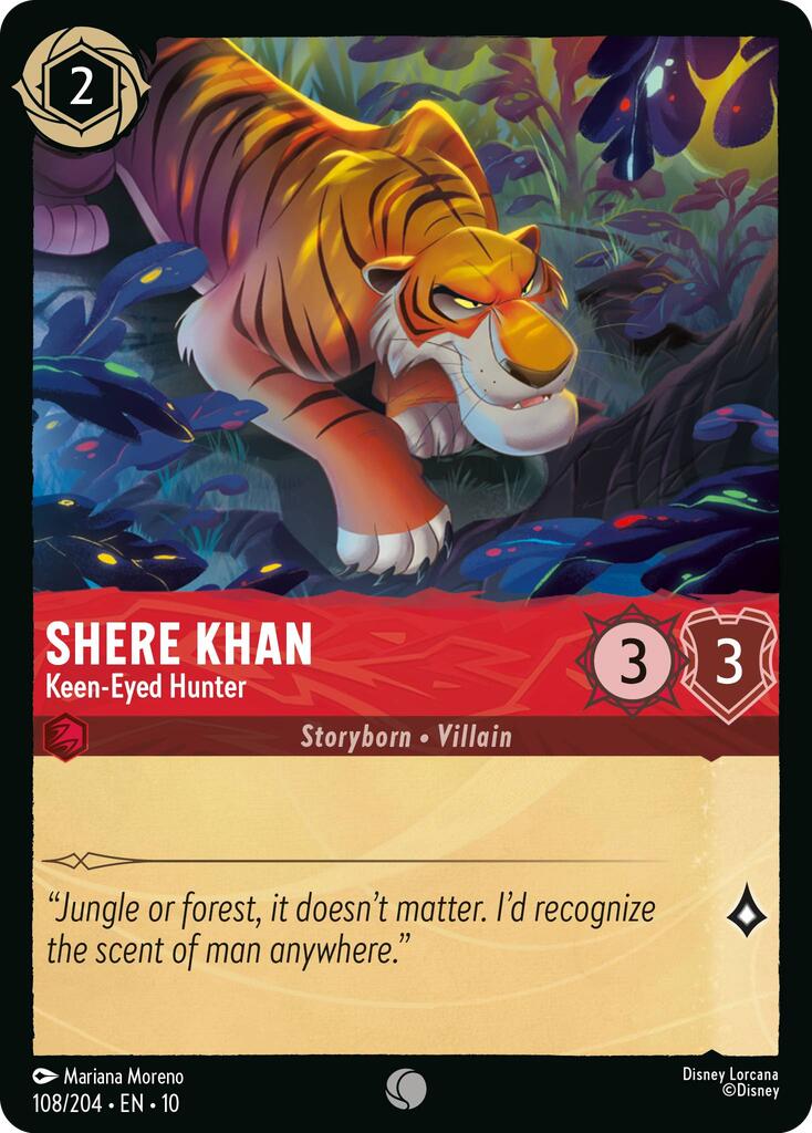 Shere Khan - Keen-Eyed Hunter (108/204) [Whispers in the Well] | Galaxy Games LLC