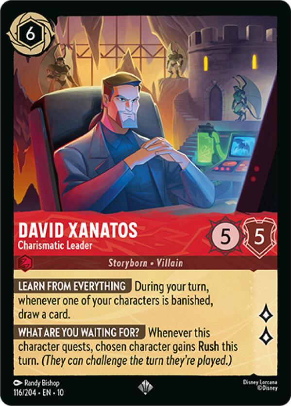 David Xanatos - Charismatic Leader (116/204) [Whispers in the Well] | Galaxy Games LLC