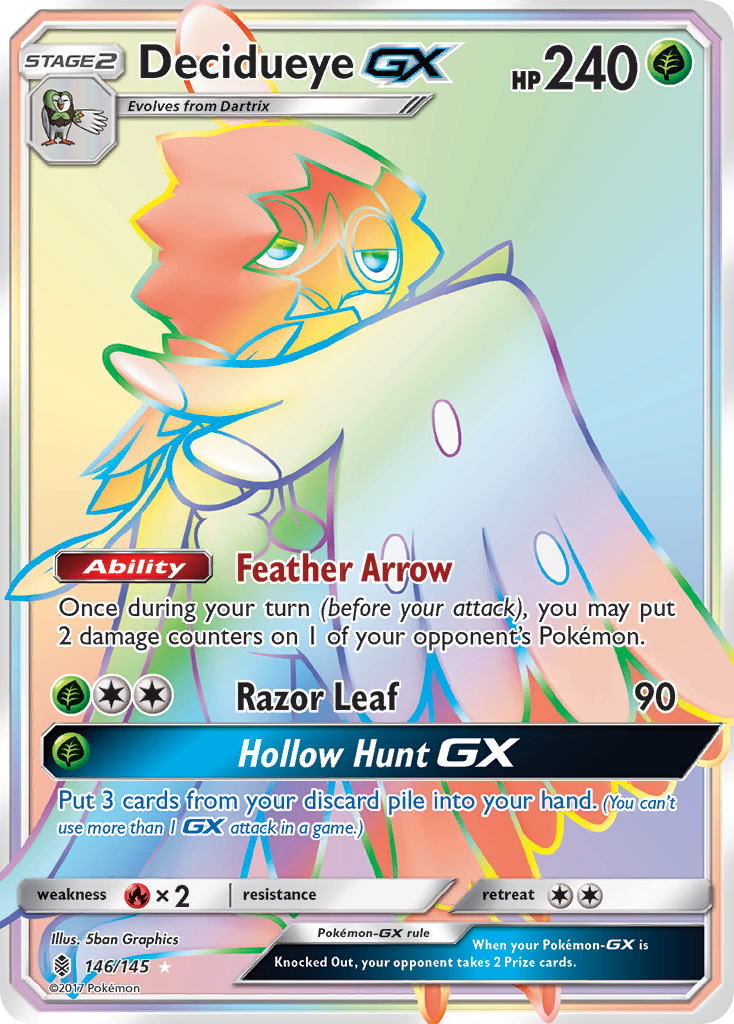 Decidueye GX (146/145) [Sun & Moon: Guardians Rising] | Galaxy Games LLC