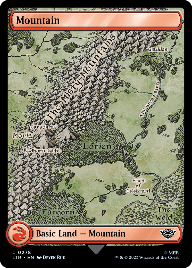 Mountain (278) [The Lord of the Rings: Tales of Middle-Earth] | Galaxy Games LLC
