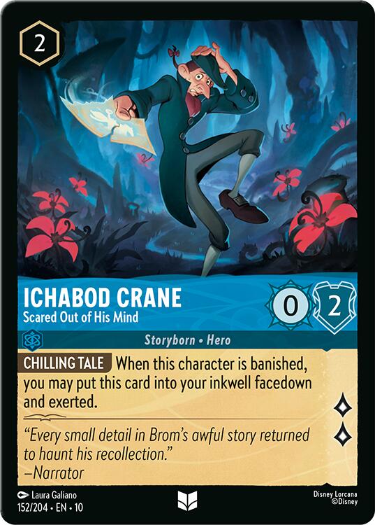 Ichabod Crane - Scared Out of His Mind (152/204) [Whispers in the Well] | Galaxy Games LLC