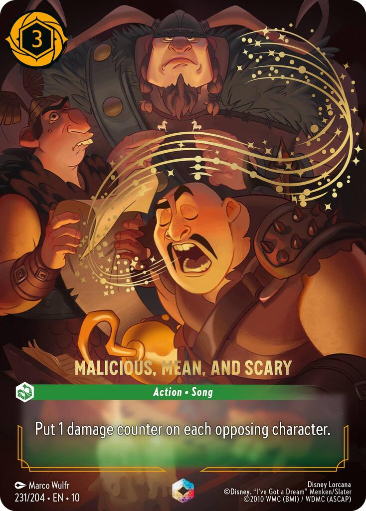 Malicious, Mean, and Scary (Enchanted) (231/204) [Whispers in the Well] | Galaxy Games LLC