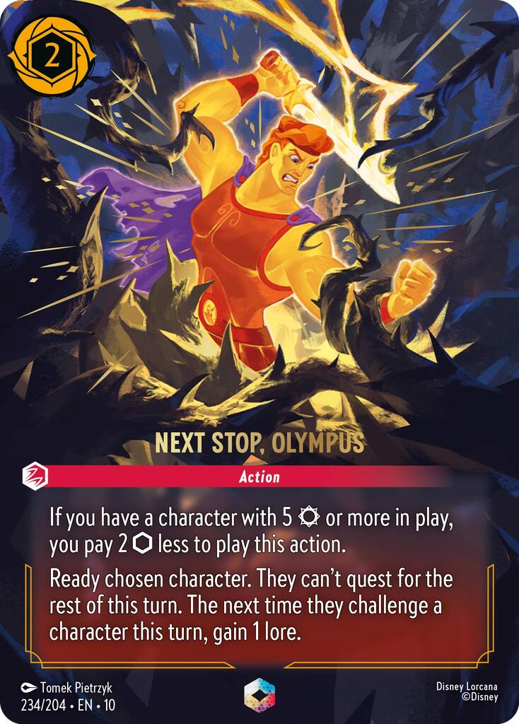 Next Stop, Olympus (Enchanted) (234/204) [Whispers in the Well] | Galaxy Games LLC