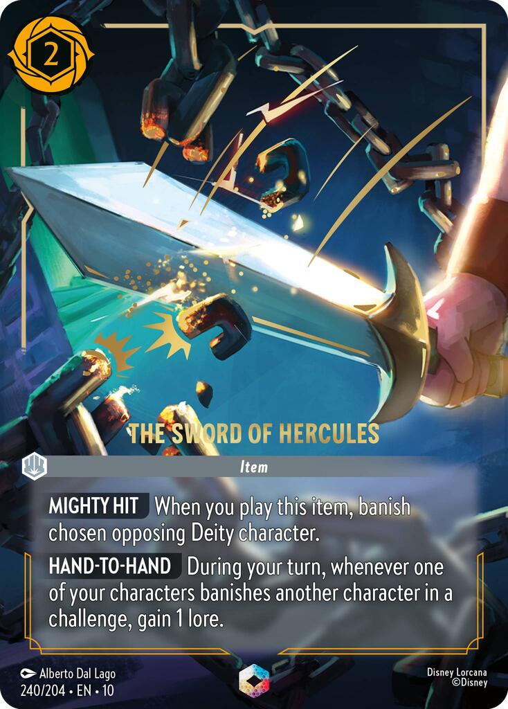 The Sword of Hercules (Enchanted) (240/204) [Whispers in the Well] | Galaxy Games LLC