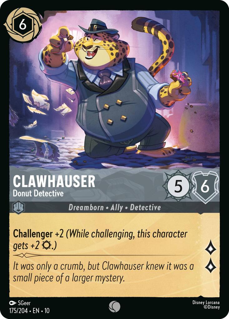 Clawhauser - Donut Detective (175/204) [Whispers in the Well] | Galaxy Games LLC