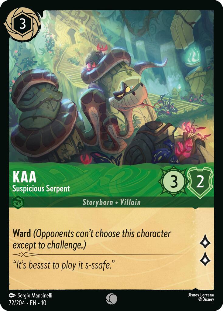 Kaa - Suspicious Serpent (72/204) [Whispers in the Well] | Galaxy Games LLC