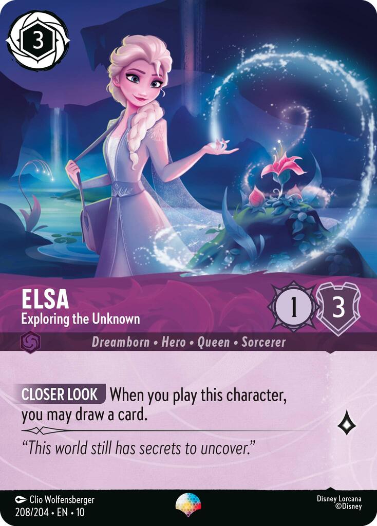 Elsa - Exploring the Unknown (Epic) (208/204) [Whispers in the Well] | Galaxy Games LLC