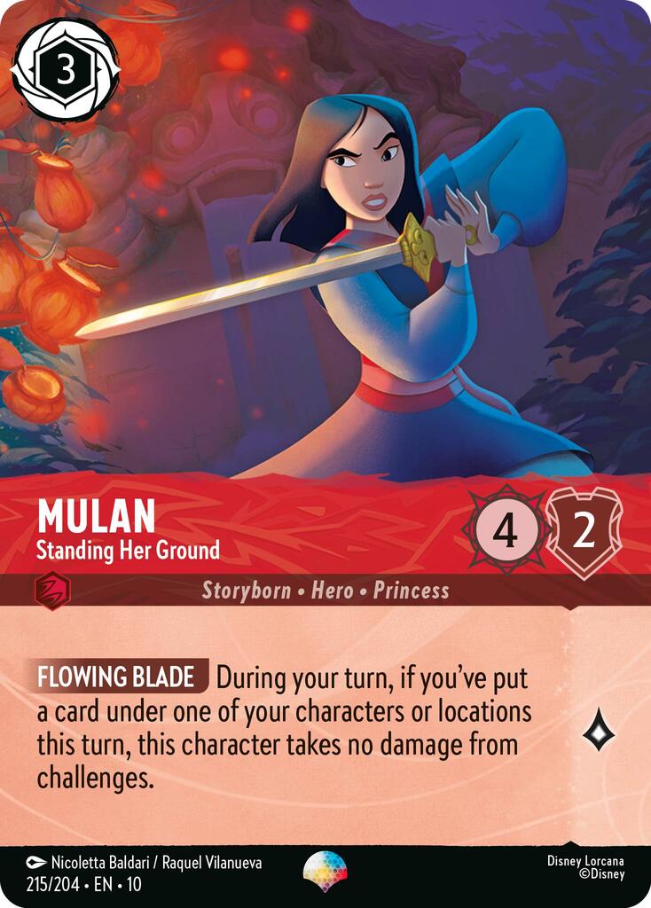 Mulan - Standing Her Ground (Epic) (215/204) [Whispers in the Well] | Galaxy Games LLC