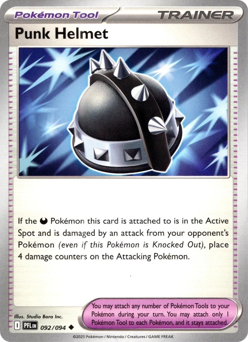 Punk Helmet (092/094) [Mega Evolution: Phantasmal Flames] | Galaxy Games LLC