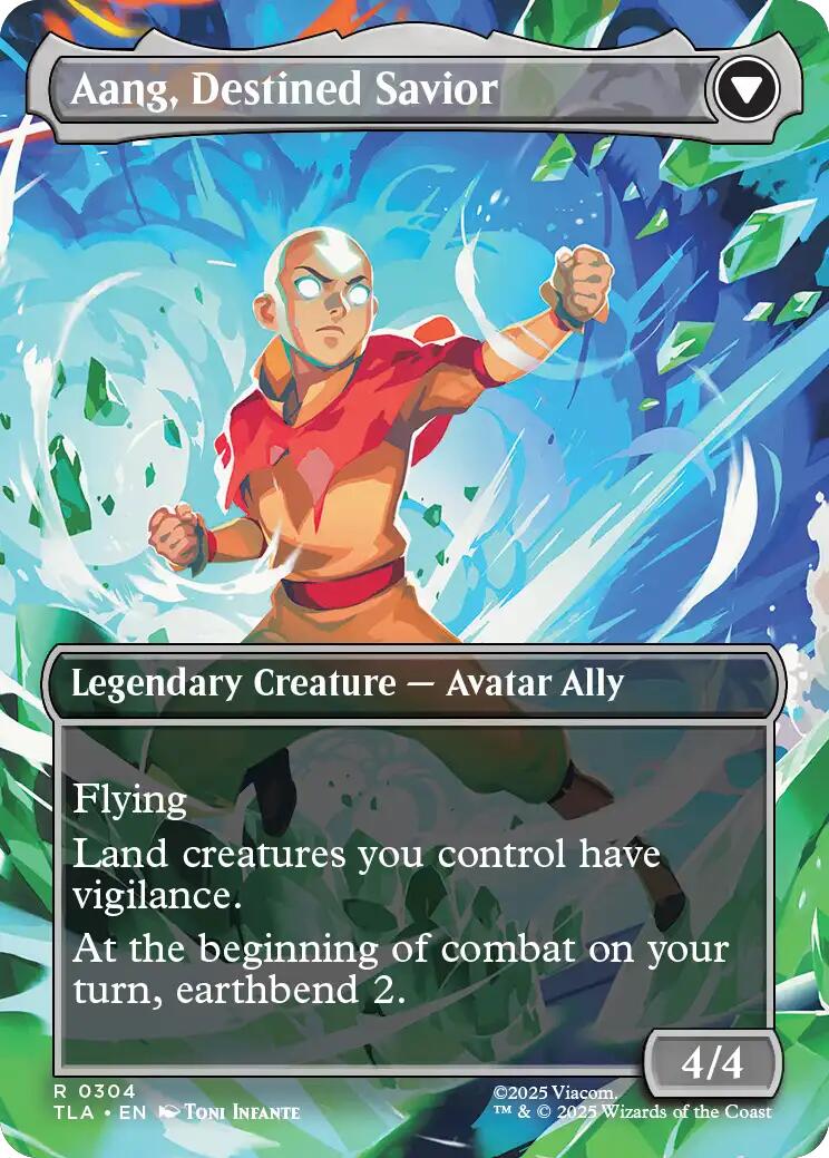 Aang, at the Crossroads (Borderless) [Avatar: The Last Airbender] | Galaxy Games LLC