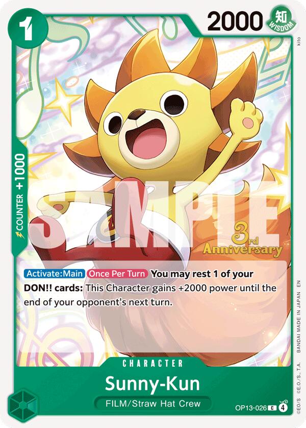 Sunny-Kun [Carrying On His Will: 3rd Anniversary Tournament Cards] | Galaxy Games LLC