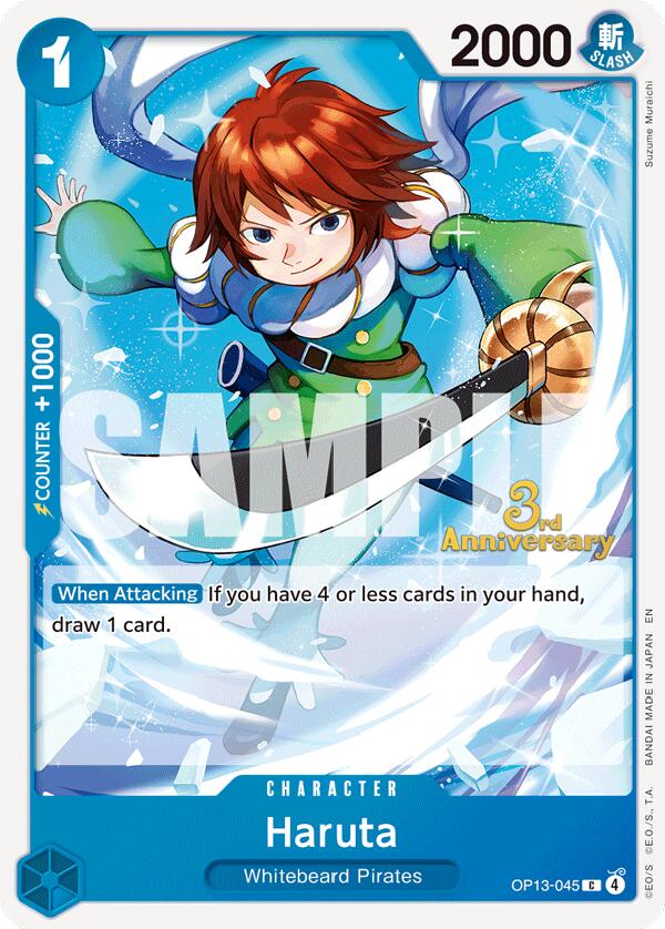 Haruta [Carrying On His Will: 3rd Anniversary Tournament Cards] | Galaxy Games LLC