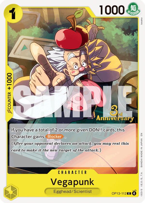 Vegapunk [Carrying On His Will: 3rd Anniversary Tournament Cards] | Galaxy Games LLC