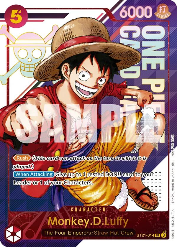 Monkey.D.Luffy (ST21-014) (3rd Anniversary Treasure Campaign Pack) [One Piece Promotion Cards] | Galaxy Games LLC
