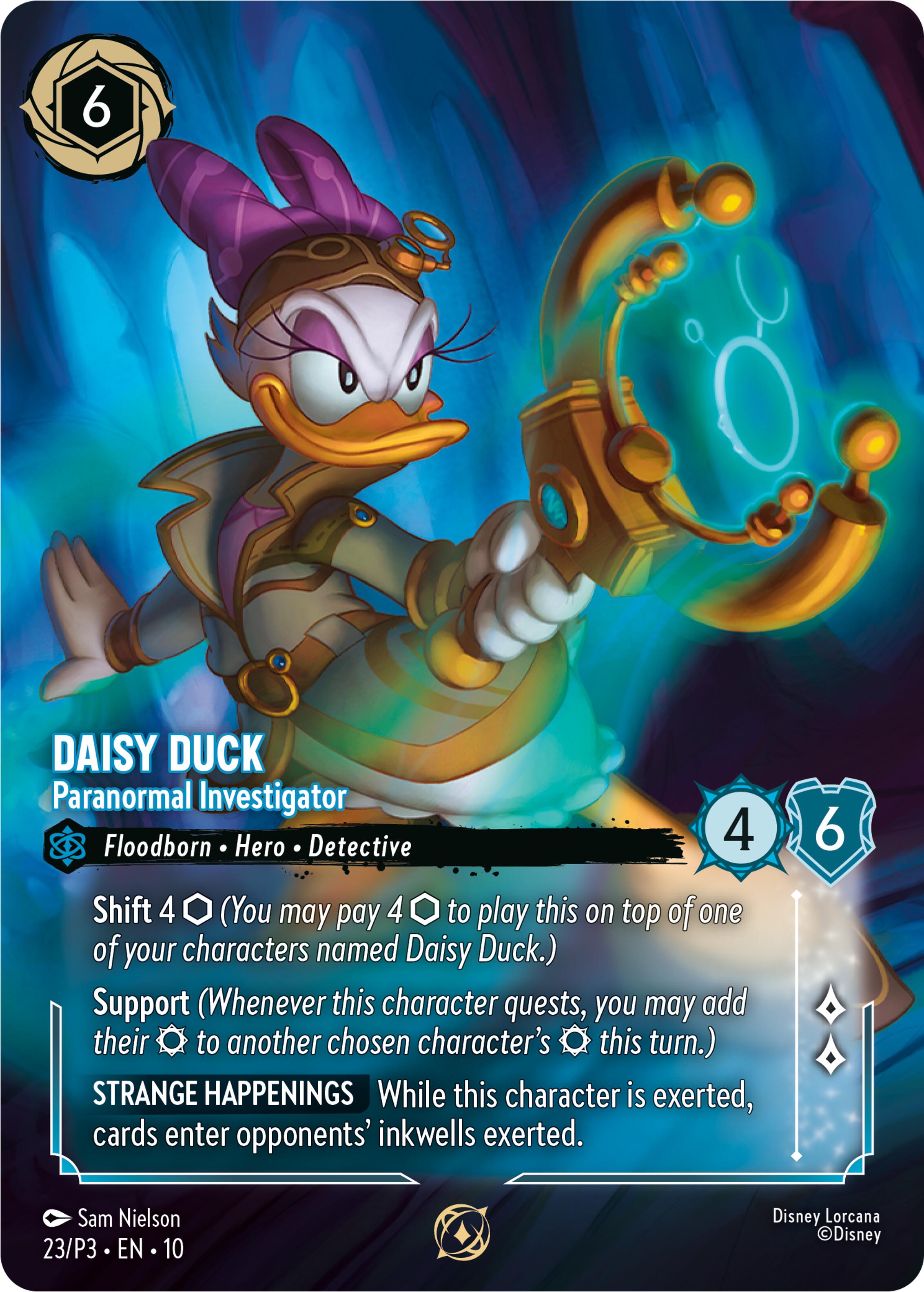 Daisy Duck - Paranormal Investigator (Store Championship Participant) (23) [Promo Cards] | Galaxy Games LLC