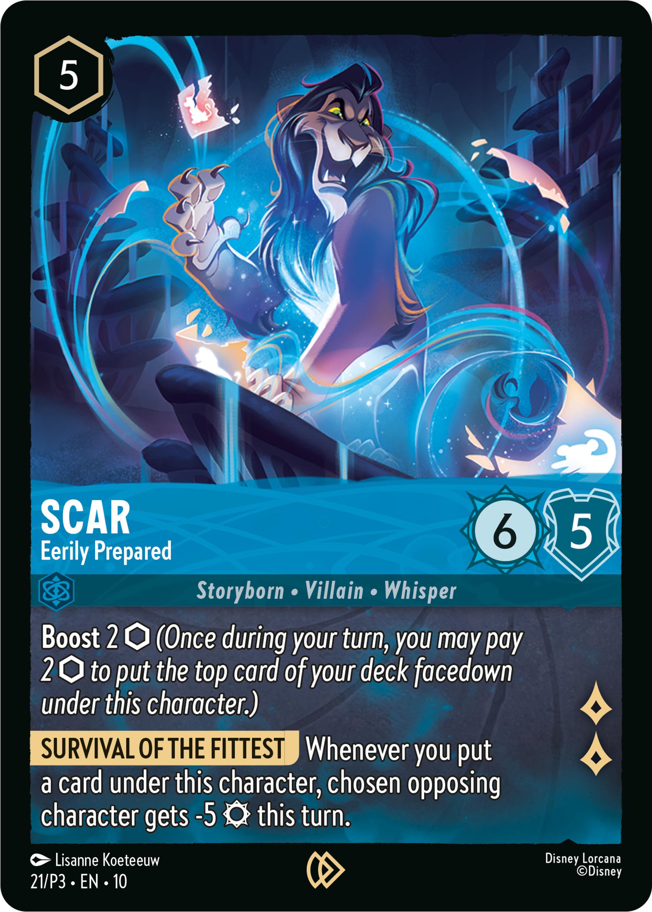 Scar - Eerily Prepared (21) [Promo Cards] | Galaxy Games LLC