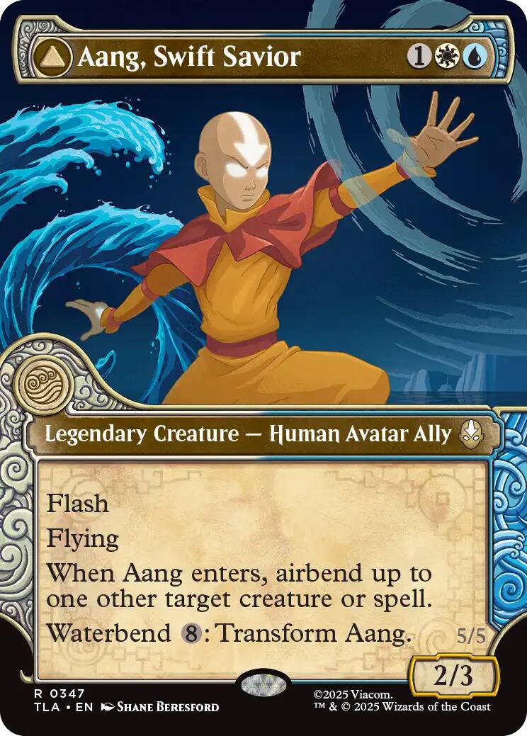 Aang, Swift Savior (Showcase) [Avatar: The Last Airbender] | Galaxy Games LLC