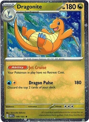 Dragonite 149/165 (Cosmos Holo) [Miscellaneous Cards] | Galaxy Games LLC