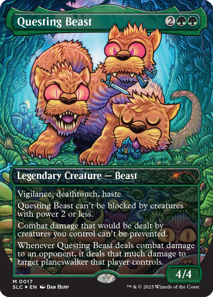 Questing Beast (Halo Foil) [Secret Lair Countdown Kit] | Galaxy Games LLC