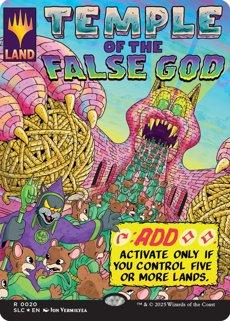 Temple of the False God (Halo Foil) [Secret Lair Countdown Kit] | Galaxy Games LLC