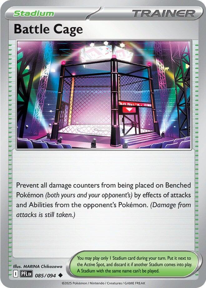 Battle Cage (085/094) [Mega Evolution: Phantasmal Flames] | Galaxy Games LLC