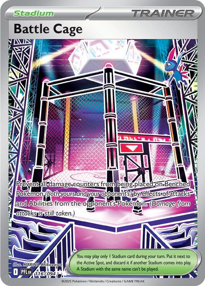 Battle Cage (116/094) [Mega Evolution: Phantasmal Flames] | Galaxy Games LLC