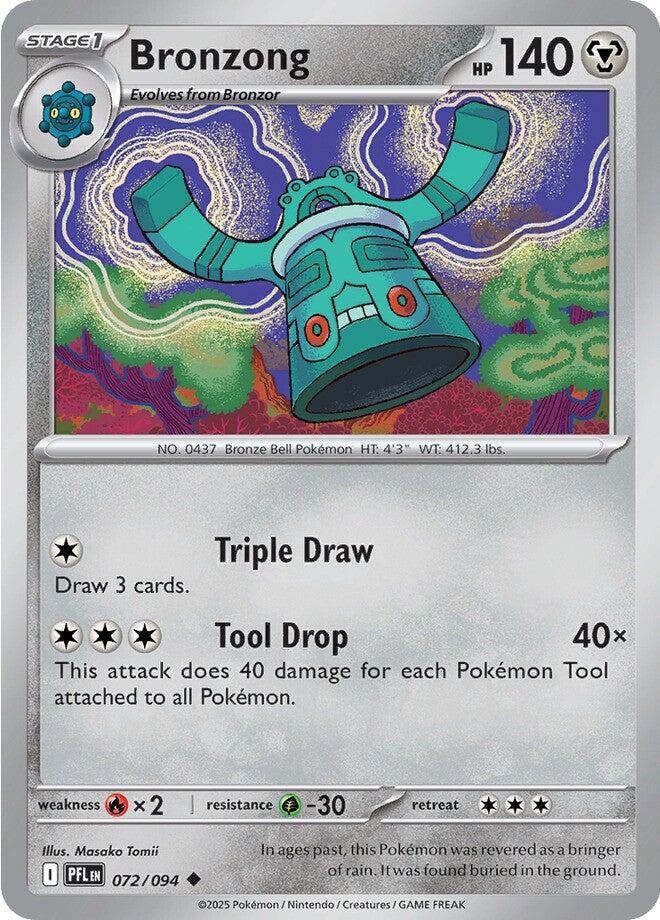 Bronzong (072/094) [Mega Evolution: Phantasmal Flames] | Galaxy Games LLC