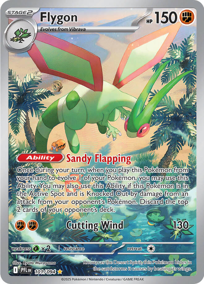 Flygon (101/094) [Mega Evolution: Phantasmal Flames] | Galaxy Games LLC