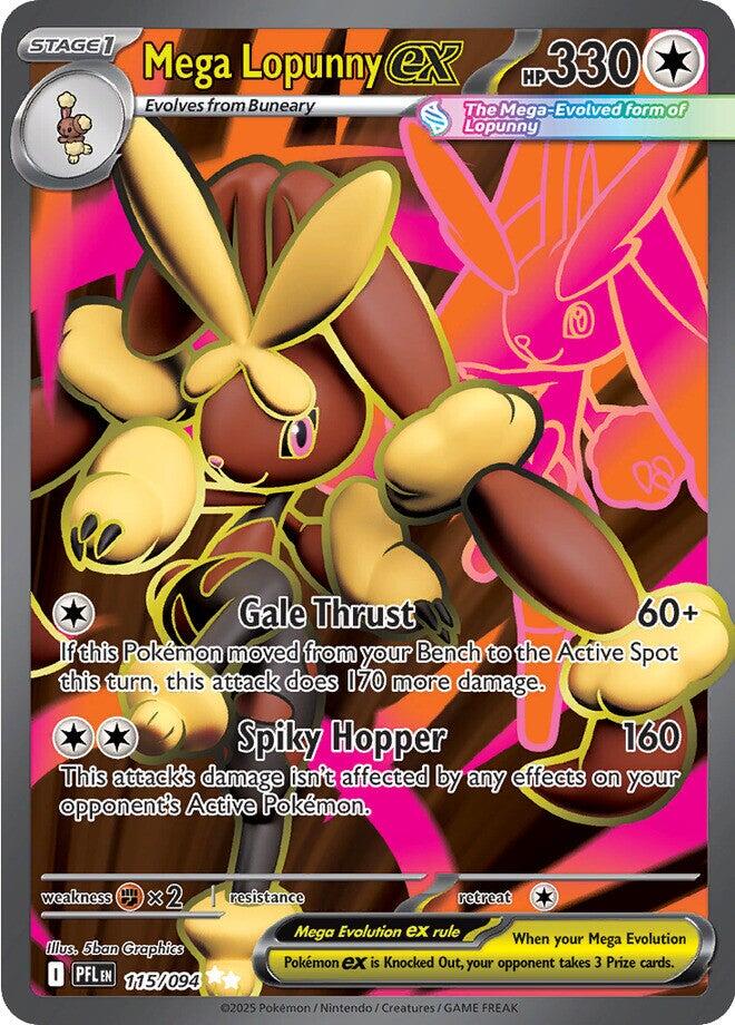 Mega Lopunny ex (115/094) [Mega Evolution: Phantasmal Flames] | Galaxy Games LLC