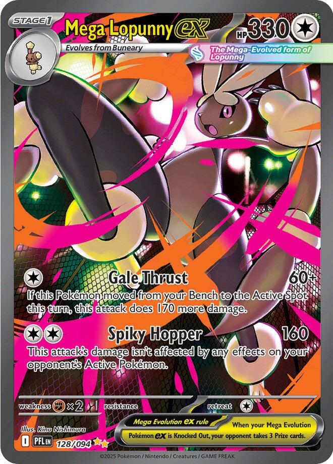 Mega Lopunny ex (128/094) [Mega Evolution: Phantasmal Flames] | Galaxy Games LLC