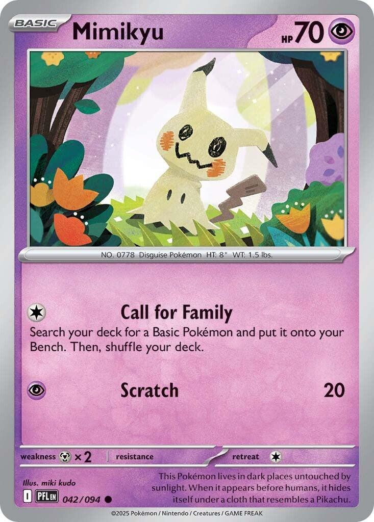 Mimikyu (042/094) [Mega Evolution: Phantasmal Flames] | Galaxy Games LLC