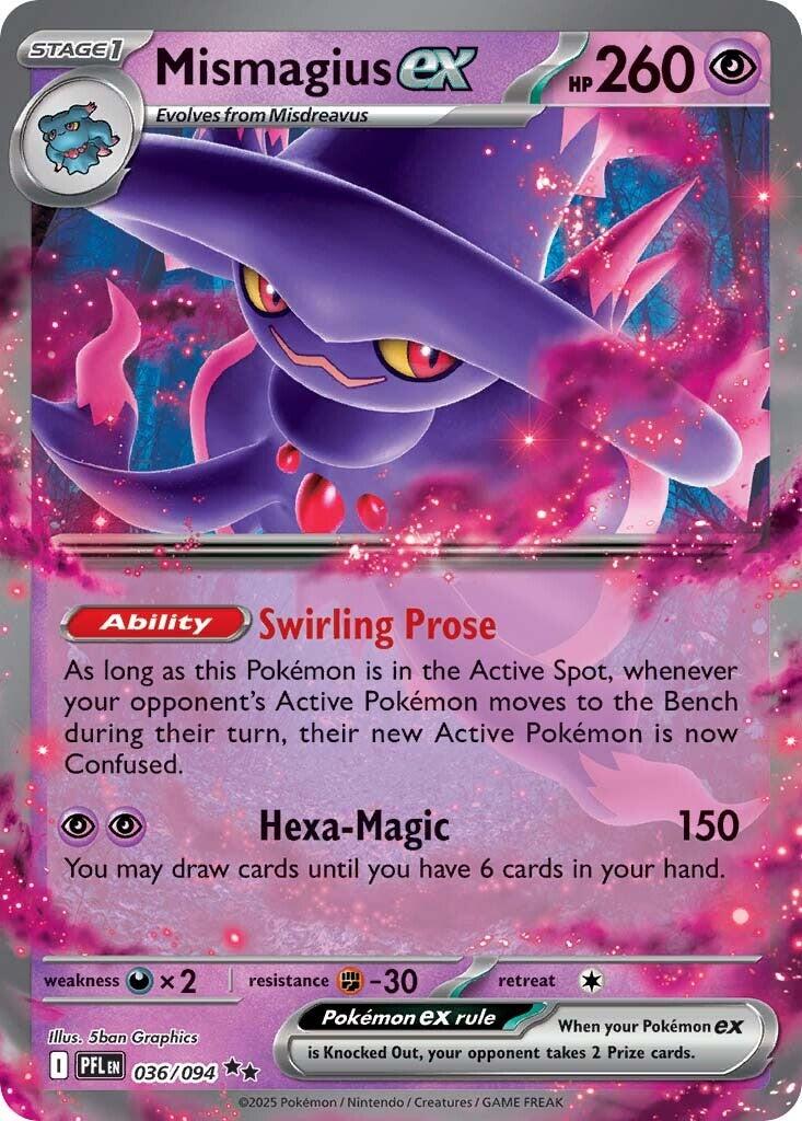 Mismagius ex (036/094) [Mega Evolution: Phantasmal Flames] | Galaxy Games LLC