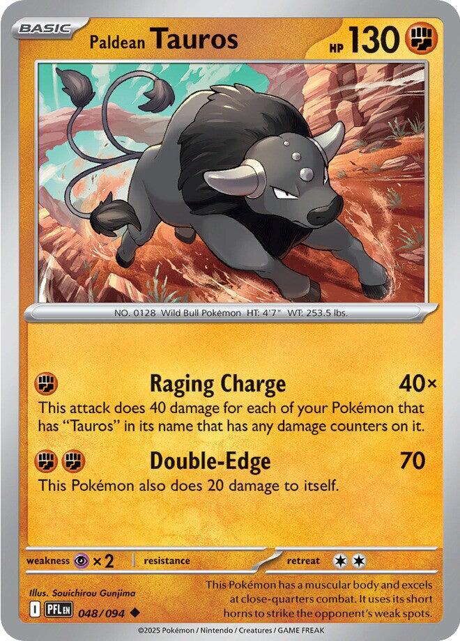 Paldean Tauros (048/094) [Mega Evolution: Phantasmal Flames] | Galaxy Games LLC