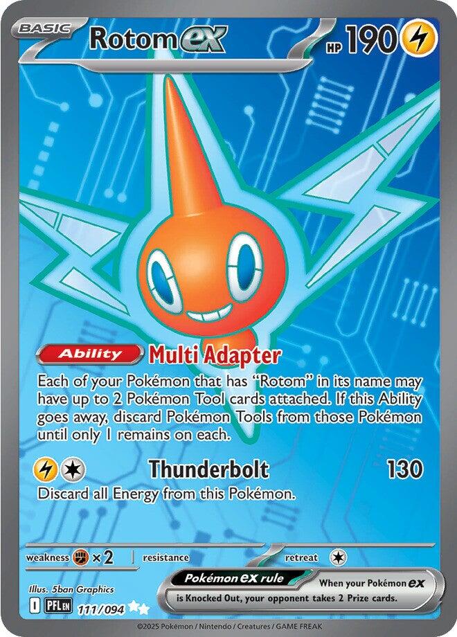 Rotom ex (111/094) [Mega Evolution: Phantasmal Flames] | Galaxy Games LLC