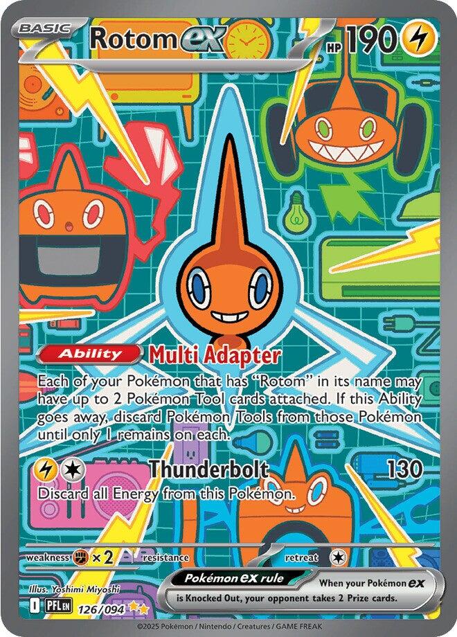 Rotom ex (126/094) [Mega Evolution: Phantasmal Flames] | Galaxy Games LLC