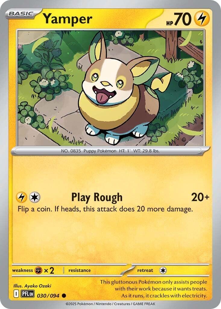 Yamper (030/094) [Mega Evolution: Phantasmal Flames] | Galaxy Games LLC