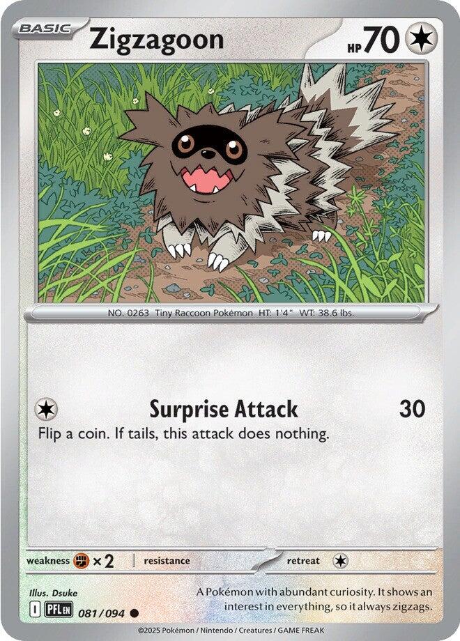 Zigzagoon (081/094) [Mega Evolution: Phantasmal Flames] | Galaxy Games LLC