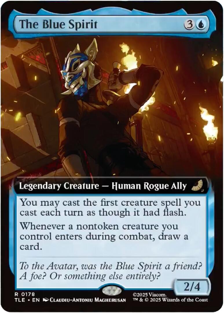 The Blue Spirit (Extended Art) [Avatar: The Last Airbender: Eternal-Legal] | Galaxy Games LLC