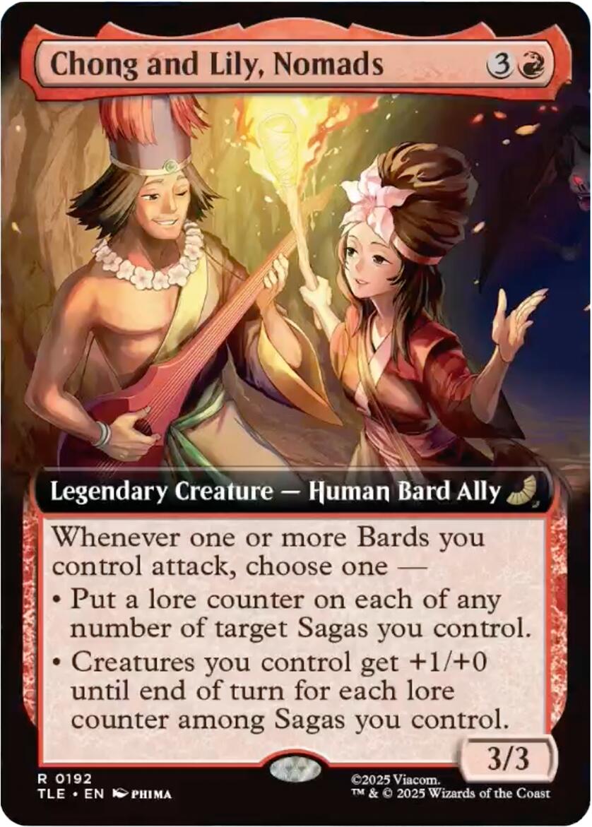 Chong and Lily, Nomads (Extended Art) [Avatar: The Last Airbender: Eternal-Legal] | Galaxy Games LLC
