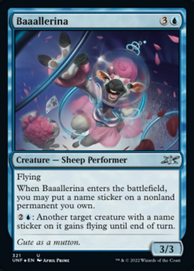 Baaallerina (Galaxy Foil) [Unfinity] | Galaxy Games LLC