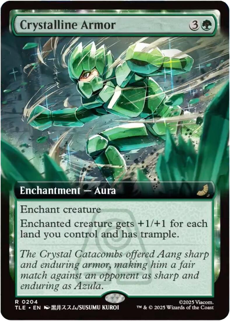 Crystalline Armor (Extended Art) [Avatar: The Last Airbender: Eternal-Legal] | Galaxy Games LLC