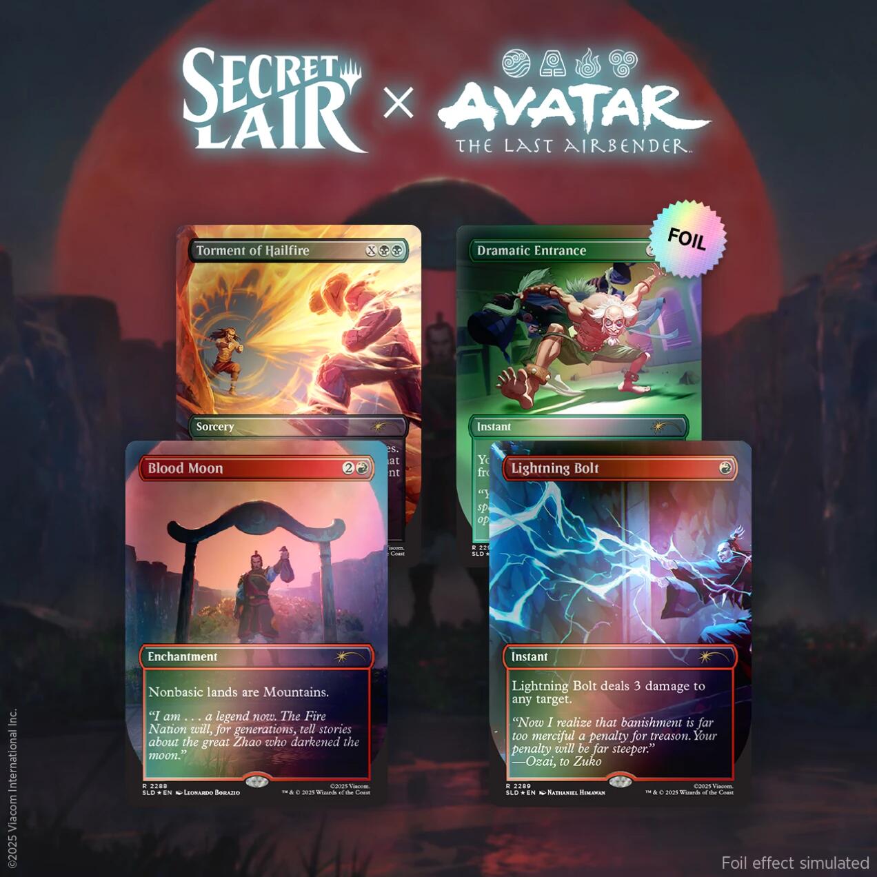 Secret Lair: Drop Series - Avatar: The Last Airbender: Everything Changed (Foil Edition) | Galaxy Games LLC