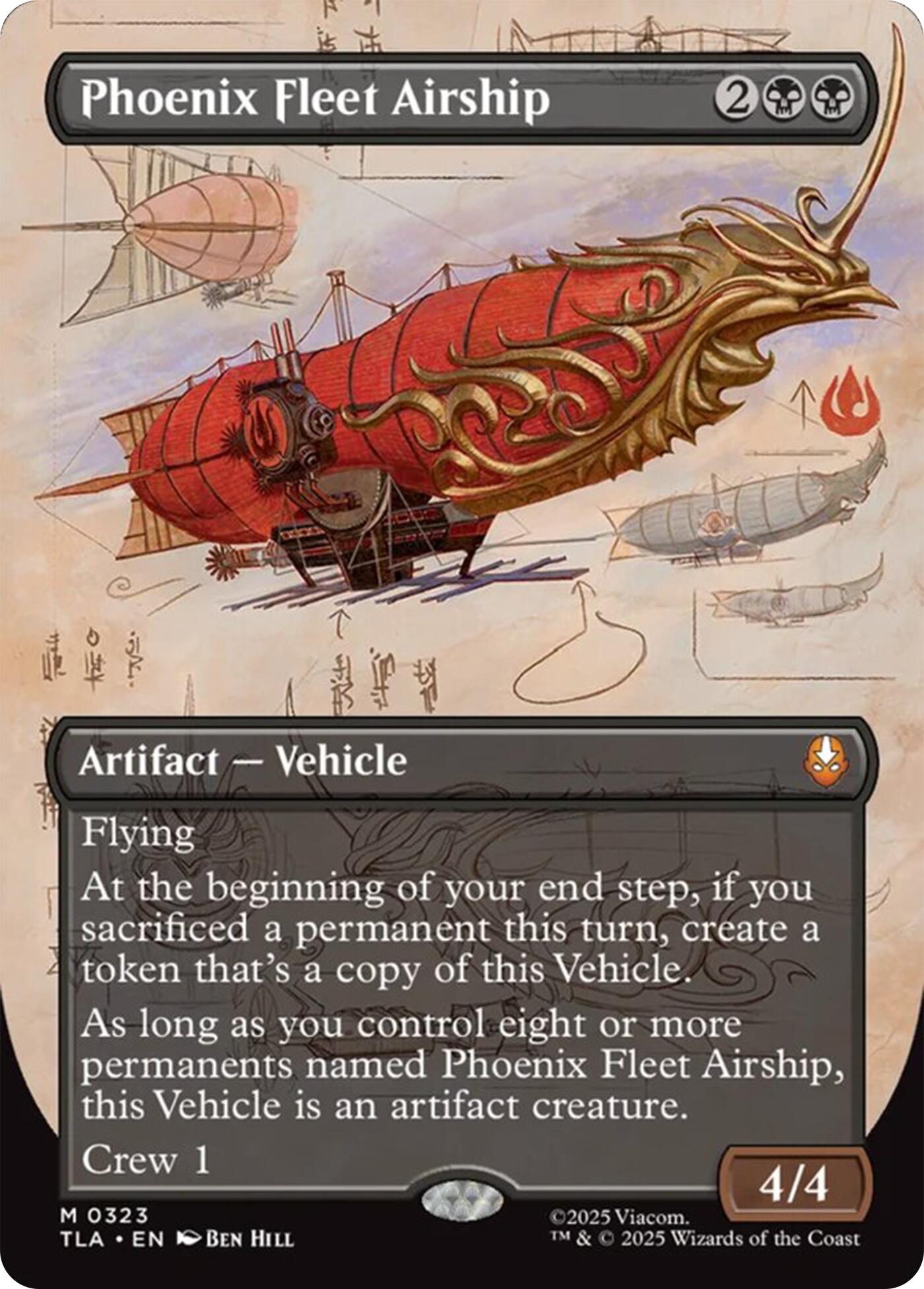Phoenix Fleet Airship (Borderless) [Avatar: The Last Airbender] | Galaxy Games LLC