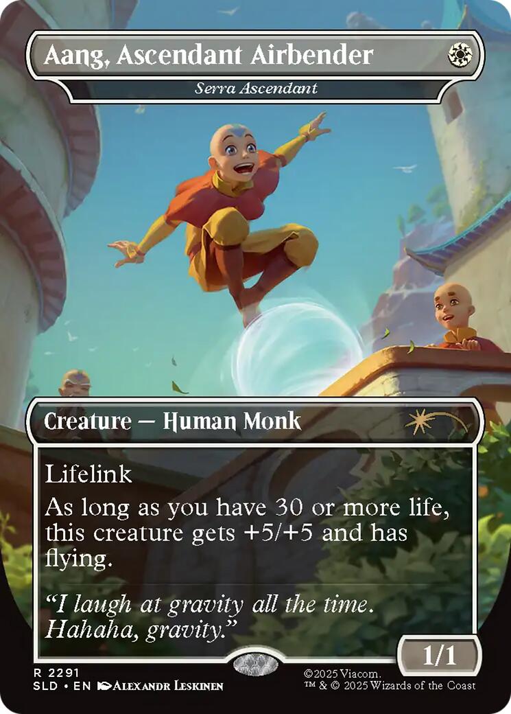 Aang, Ascendant Airbender - Serra Ascendant [Secret Lair Drop Series] | Galaxy Games LLC