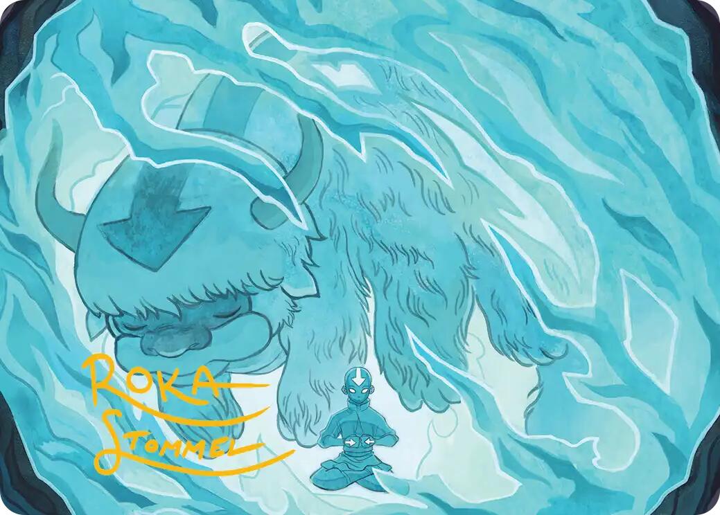 Aang's Iceberg 2 Art Card (Gold-Stamped Signature) [Avatar: The Last Airbender Art Series] | Galaxy Games LLC