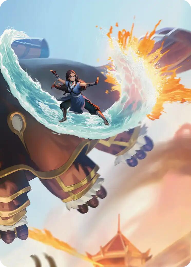 Katara's Reversal Art Card [Avatar: The Last Airbender Art Series] | Galaxy Games LLC
