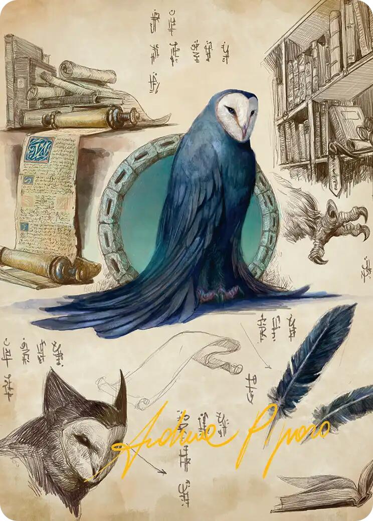 Wan Shi Tong, Librarian Art Card (Gold-Stamped Signature) [Avatar: The Last Airbender Art Series] | Galaxy Games LLC